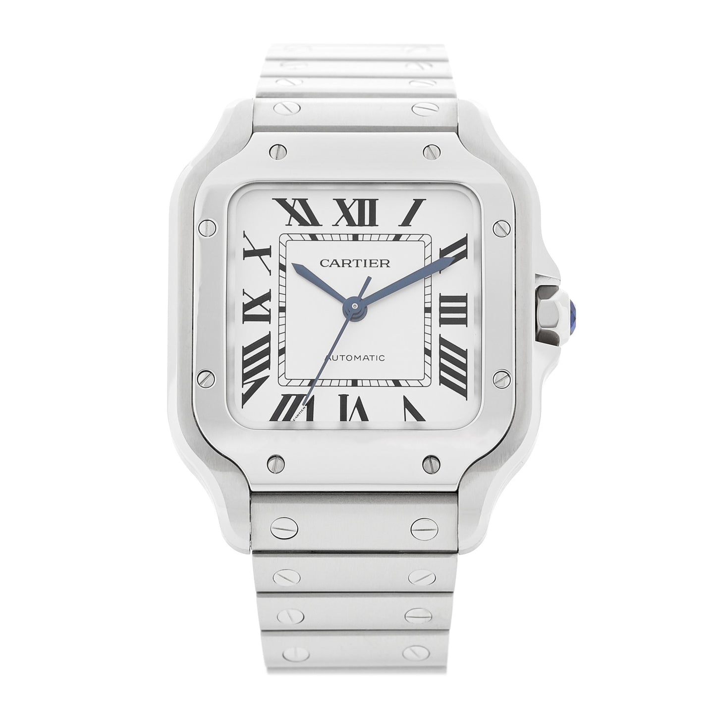 Stainless Steel 35mm Santos de Cartier Automatic Watch