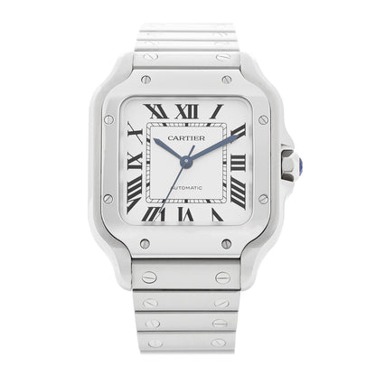 Cartier Stainless Steel 35mm Santos de Cartier Automatic Watch 1 of 5