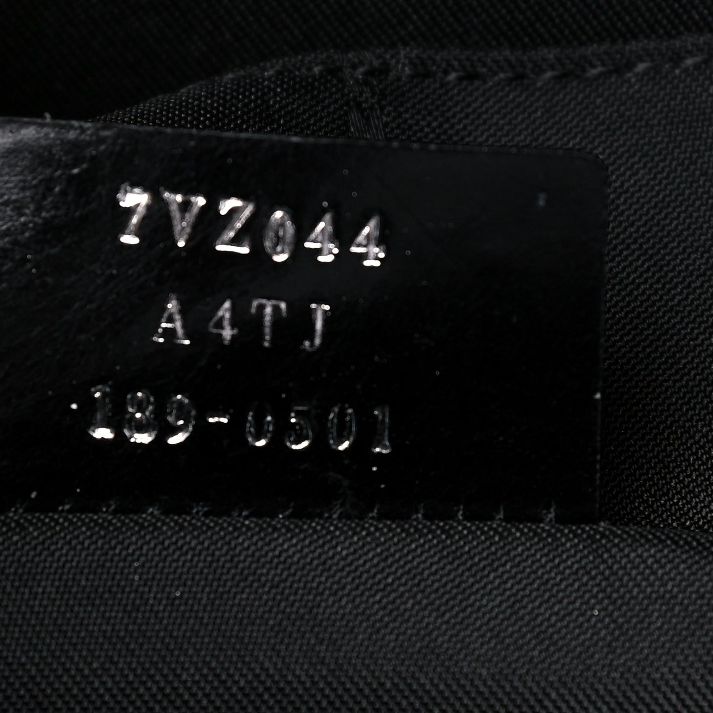 Nylon Stamp Patch Cross Strap Backpack Black Maya
