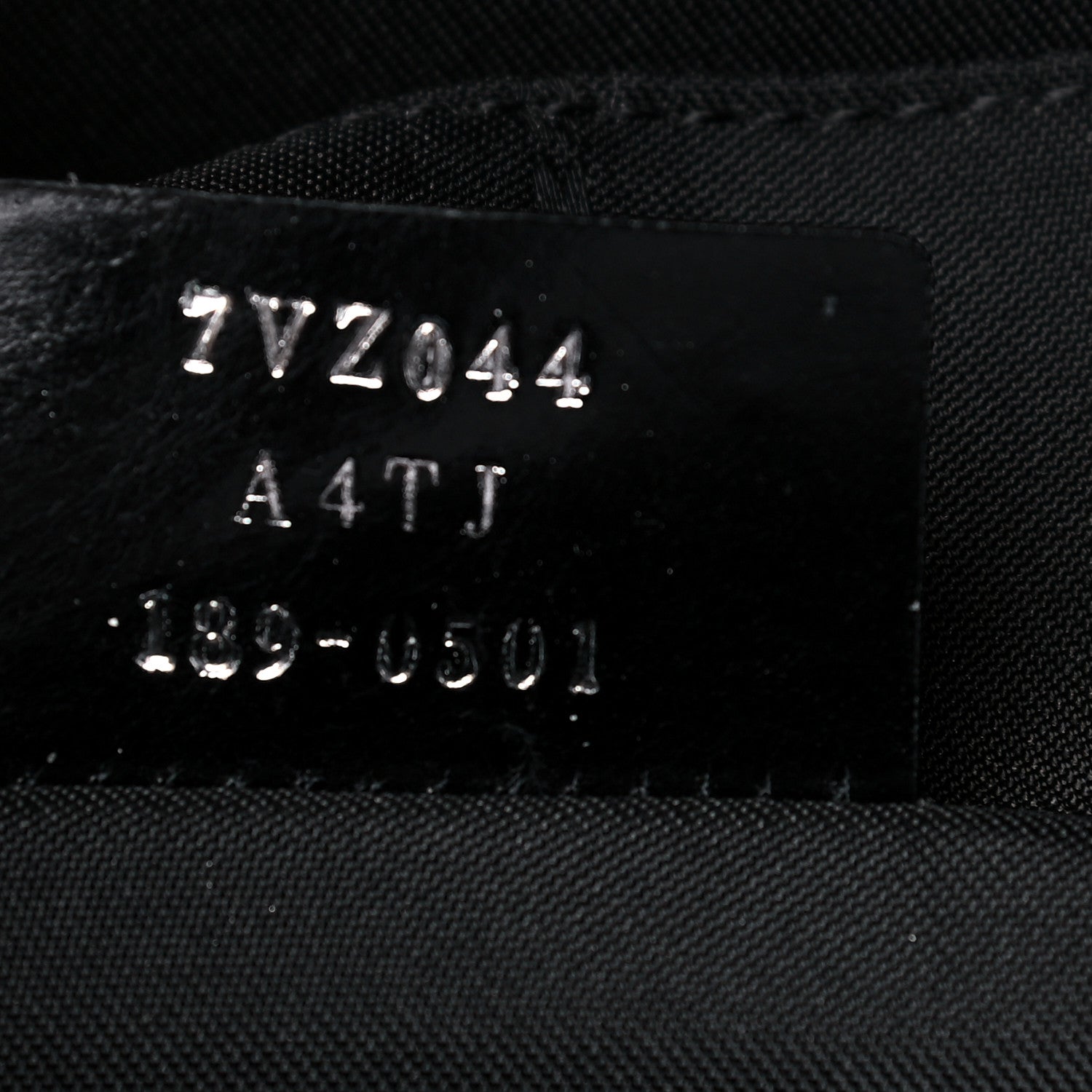 Fendi Nylon Stamp Patch Cross Strap Backpack Black Maya 6 of 17