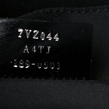 Fendi Nylon Stamp Patch Cross Strap Backpack Black Maya 6 of 17