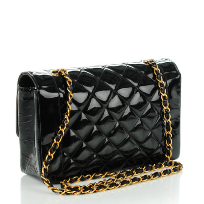 Chanel Patent Medium Single Flap Black 3 of 7