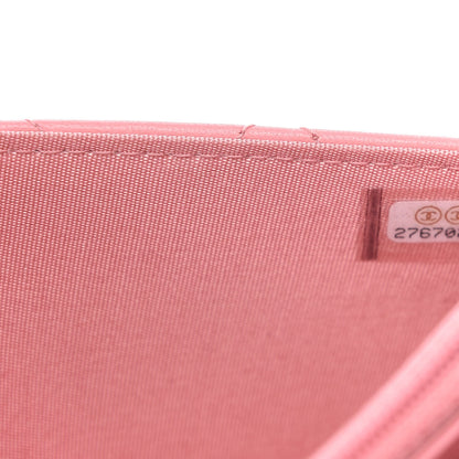 Chanel Lambskin Quilted Trendy CC Wallet On Chain WOC Pink 10 of 11
