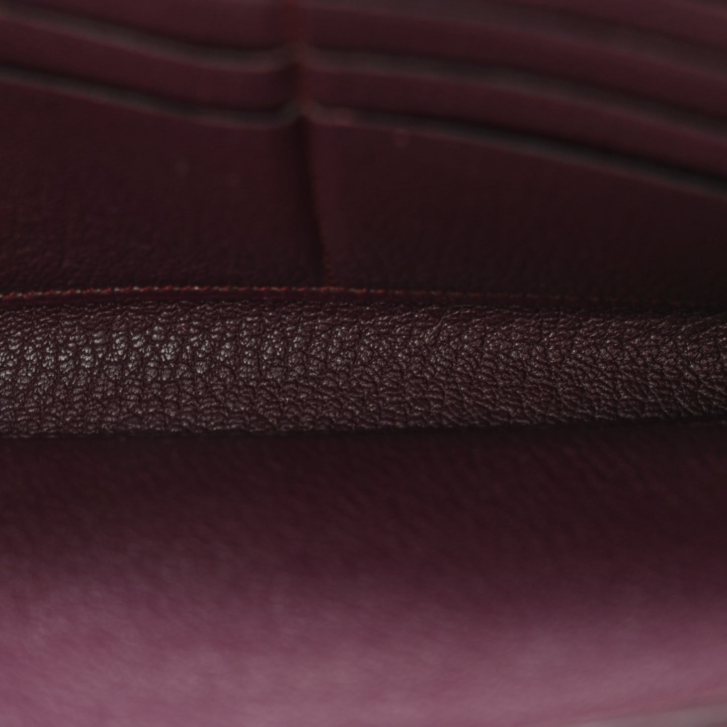 Chevre Mysore Kelly Longue Wallet Raisin
