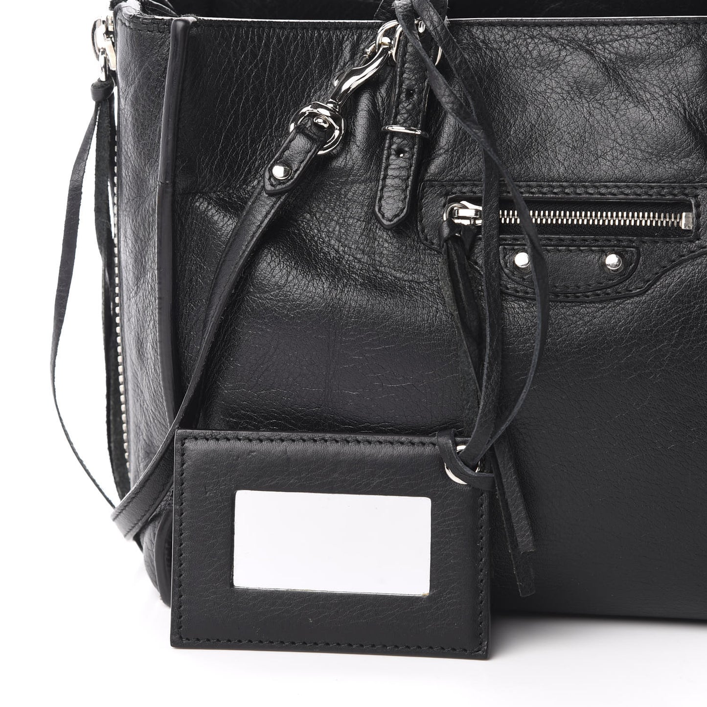 Veau Papier A6 Zip Around Tote Black