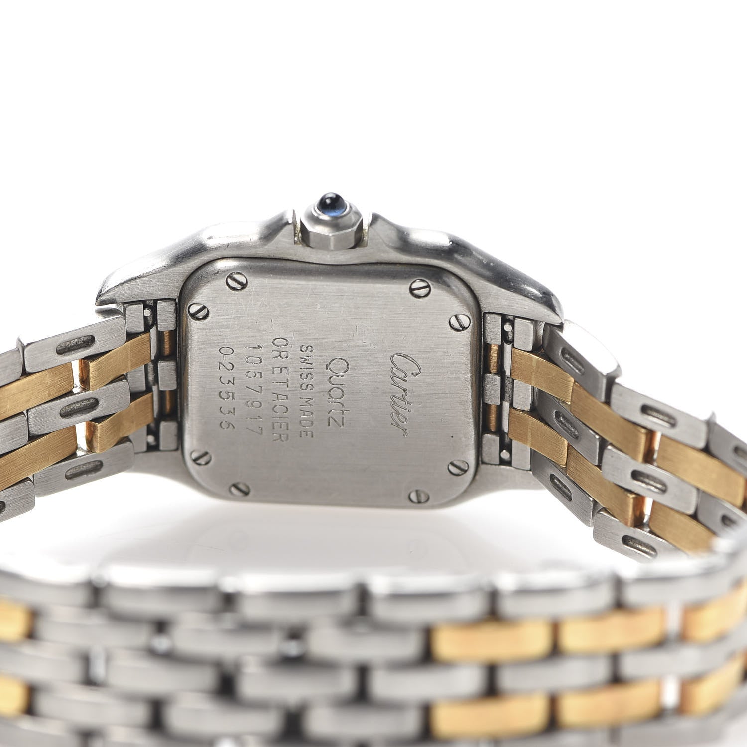 Cartier Stainless Steel 18K Yellow Gold 22mm Panthere Quartz Watch 5 of 6
