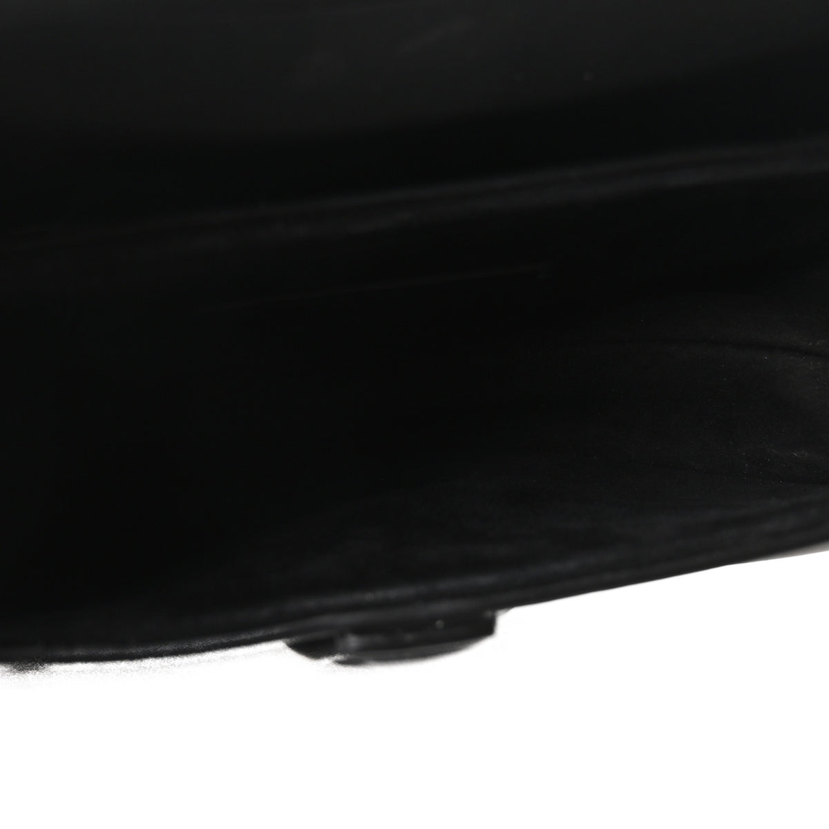 Ultra Matte Calfskin Mini Saddle Bag Black