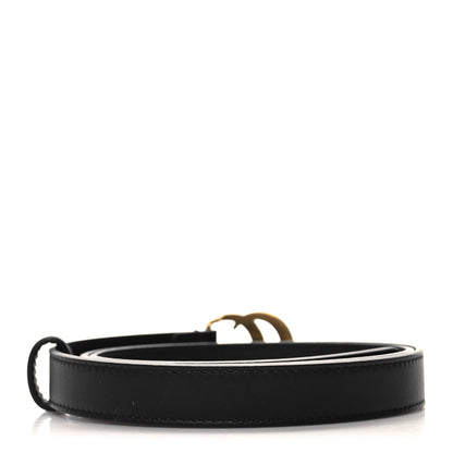Gucci Calfskin Double G 20mm Belt 85 34 Black 2 of 6