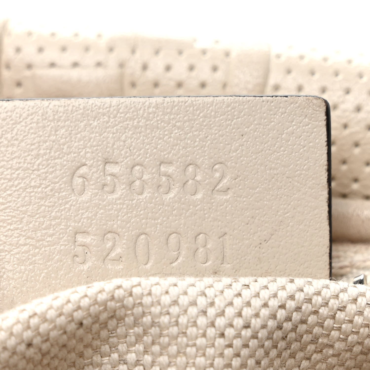 Gucci Calfskin GG Tennis Embossed Belt Bag Mystic White 8 of 10