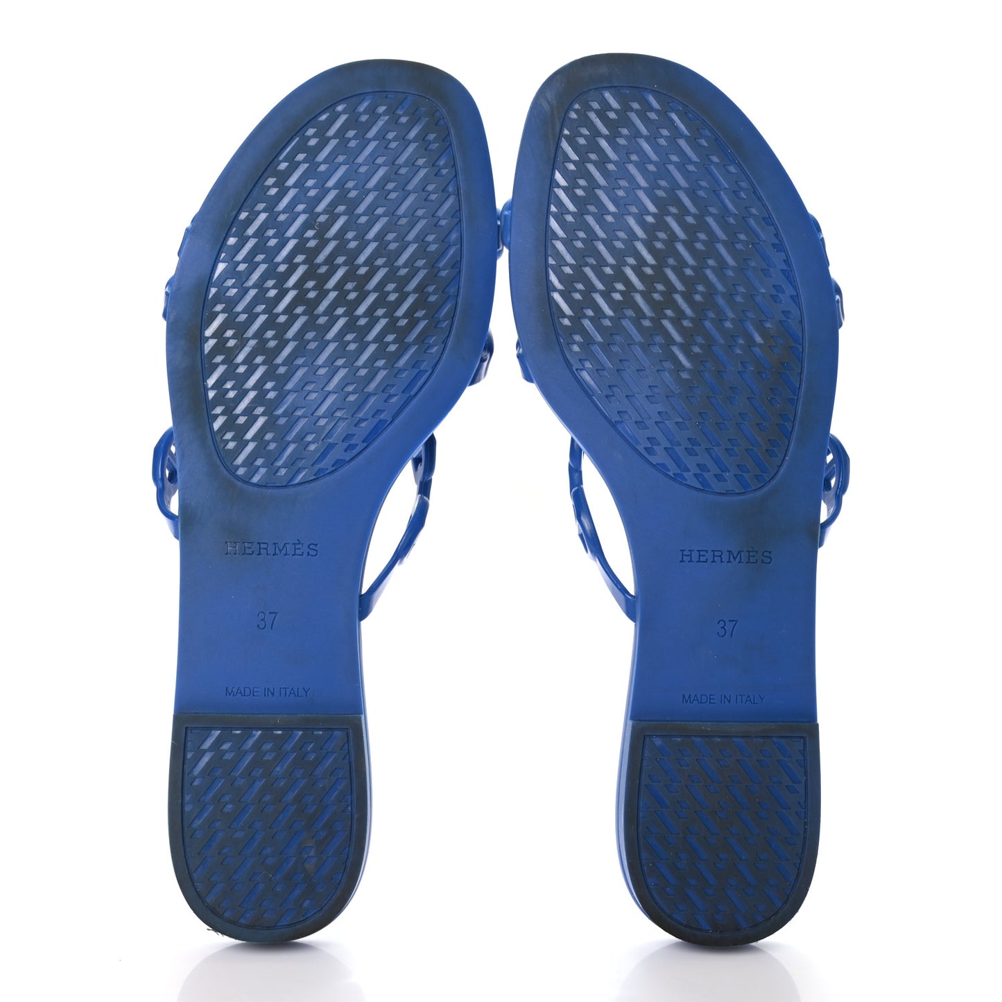 Rubber Chaine d'Ancre Rivage Sandals 37 Bleu Smalt