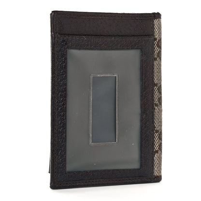 Gucci GG Monogram Bi-Fold Wallet Dark Brown 3 of 8