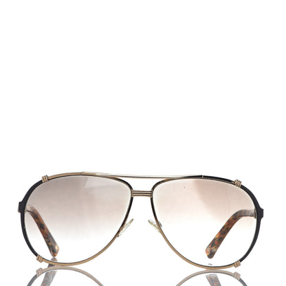 Christian Dior Chicago 2 Aviator Sunglasses Brown 2 of 7