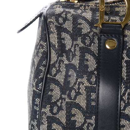 Christian Dior Denim Monogram Boston Navy 12 of 15
