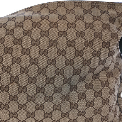 Gucci Monogram Web Medium Double Pocket Messenger Bag Dark Brown 10 of 10