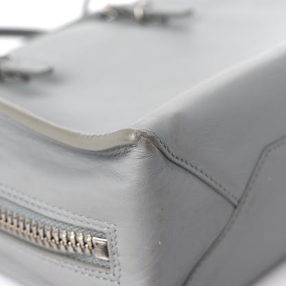 Balenciaga Calfskin Papier Mini A4 Zip Around Tote Gris Glace 9 of 12