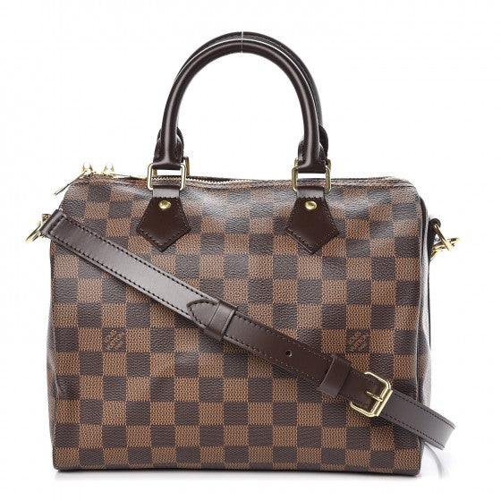 Damier Ebene Speedy Bandouliere 25