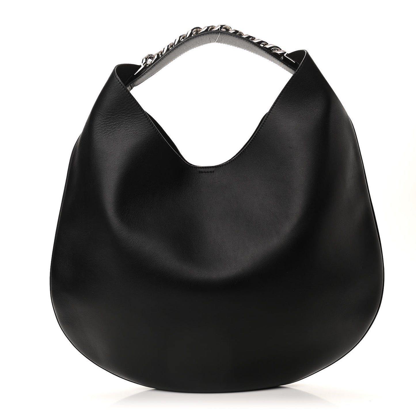 Calfskin Infinity Hobo Bag Black