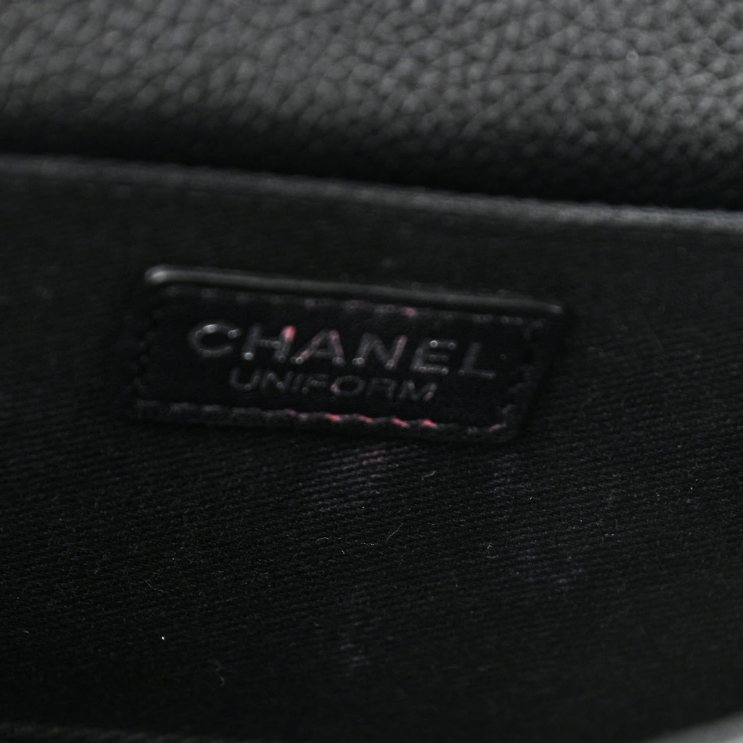 Chanel Grained Calfskin Quilted 2.55 Reissue Flap Belt Bag Clutch Black 11 of 12