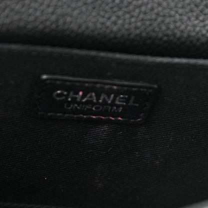 Chanel Grained Calfskin Quilted 2.55 Reissue Flap Belt Bag Clutch Black 11 of 12