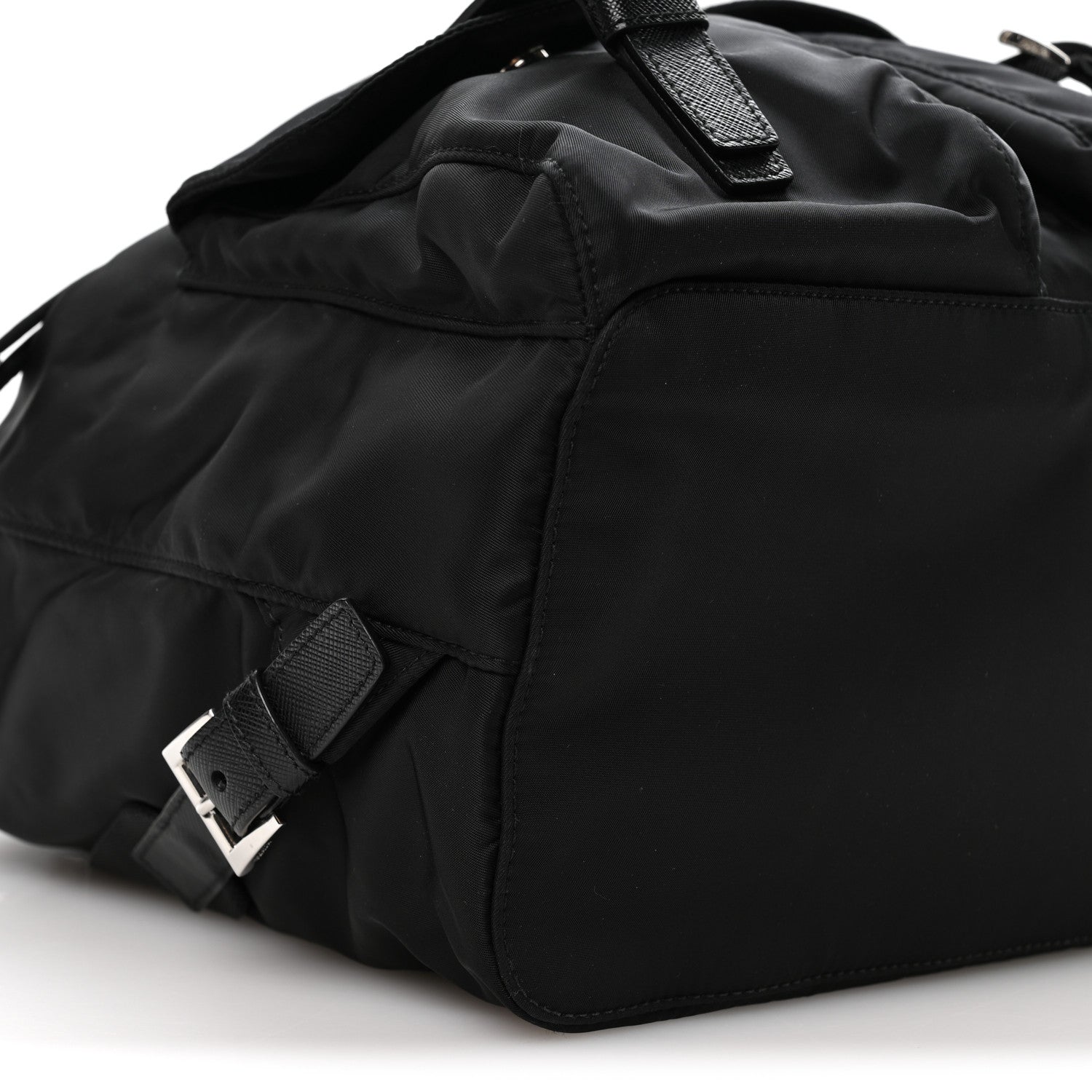 Prada Re-Nylon Saffiano Medium Backpack Black 11 of 12
