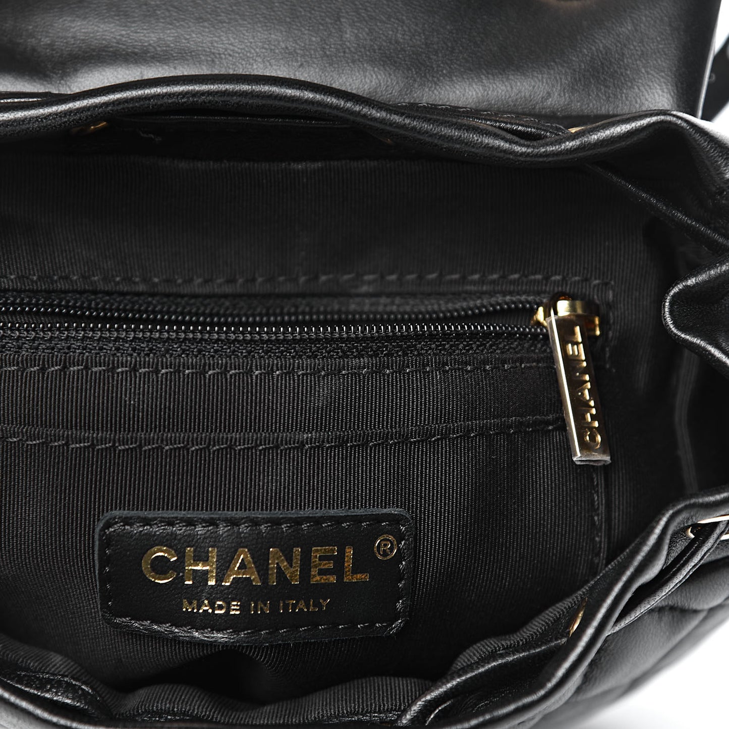 Lambskin Quilted Mini Urban Spirit Backpack Black