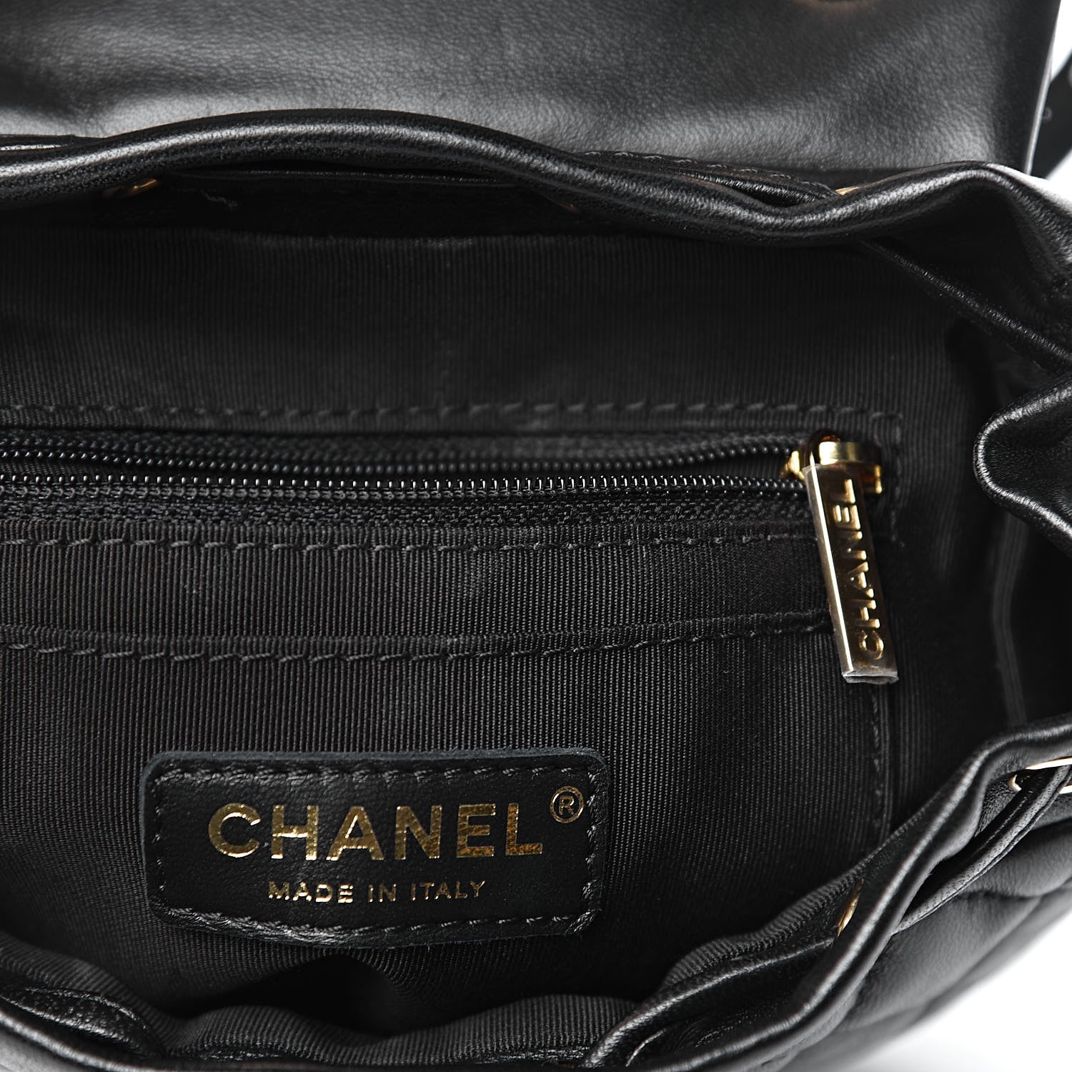 Chanel Lambskin Quilted Mini Urban Spirit Backpack Black 7 of 12