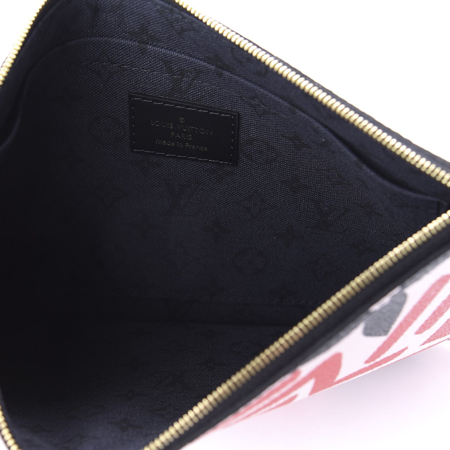 Monogram Giant Crafty Neverfull MM GM Pochette Creme Rouge Black