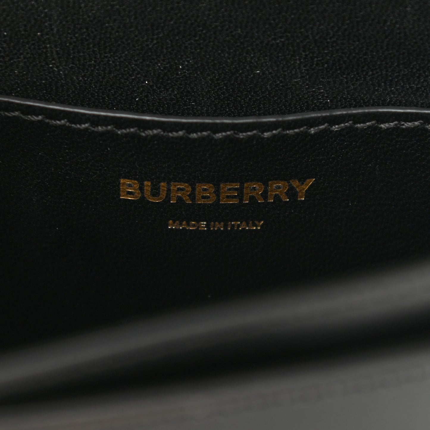 Calfskin TB Bum Bag Black