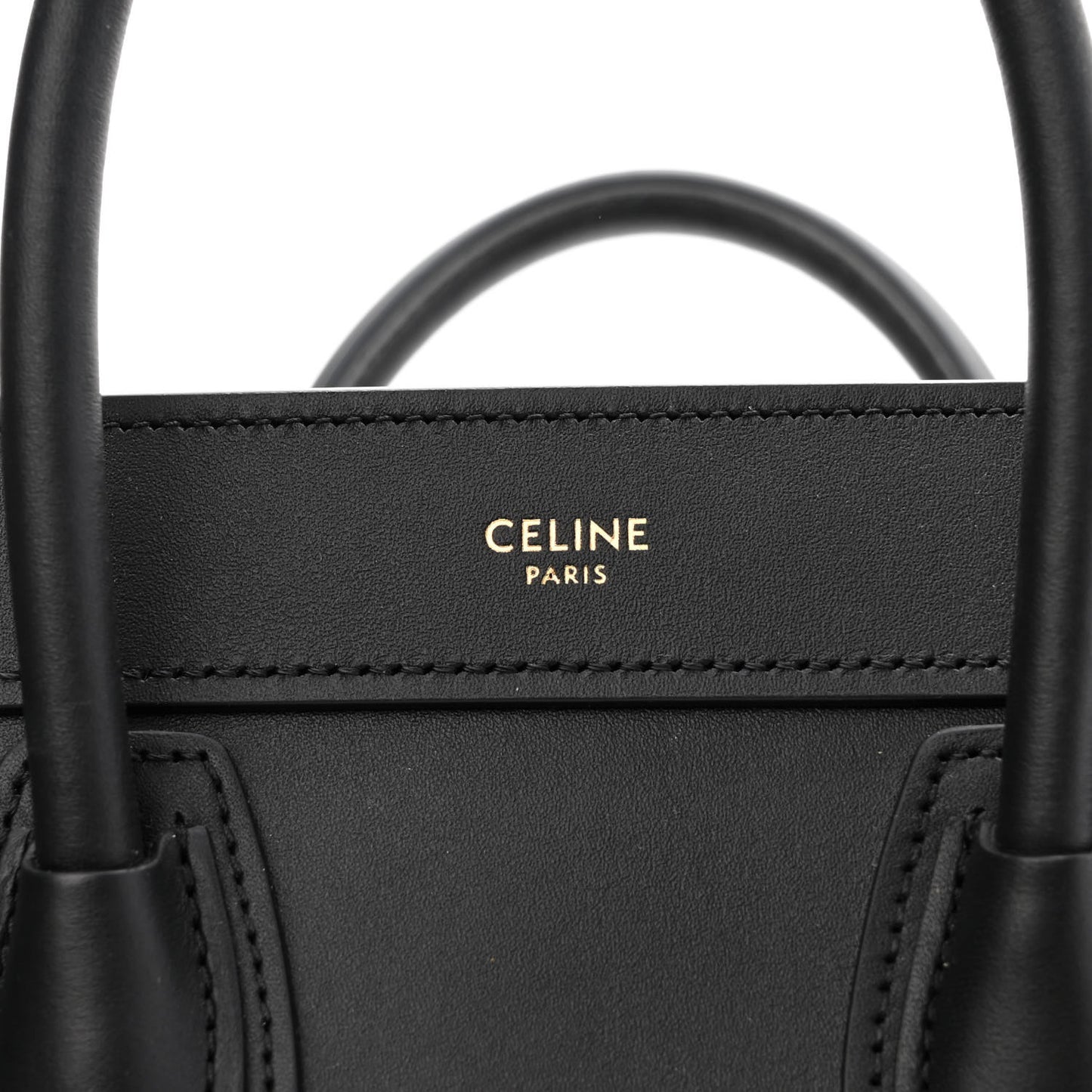Smooth Calfskin Nano Luggage Black