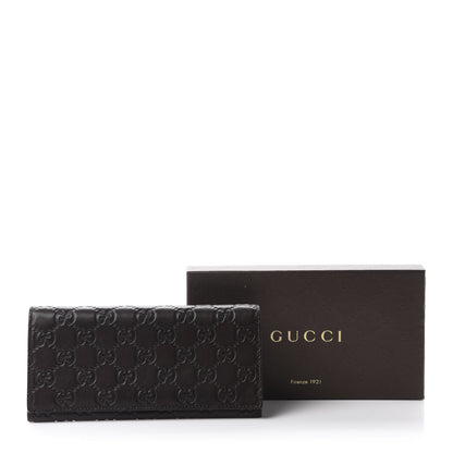 Gucci Guccissima Avel Continental Flap Wallet Brown 9 of 9