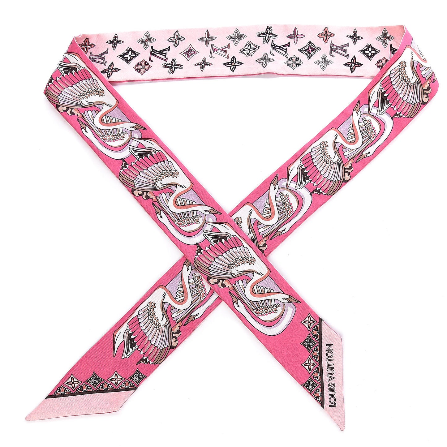 Silk Monogram Innocence BB Bandeau Rose