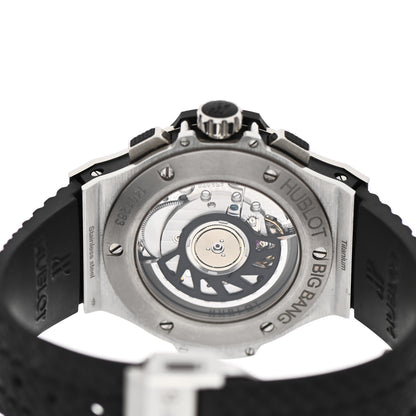 Hublot Stainless Steel Rubber Diamond Pave Bezel 41mm Big Bang Automatic Watch Black 341.SX.130.RX.114 4 of 5