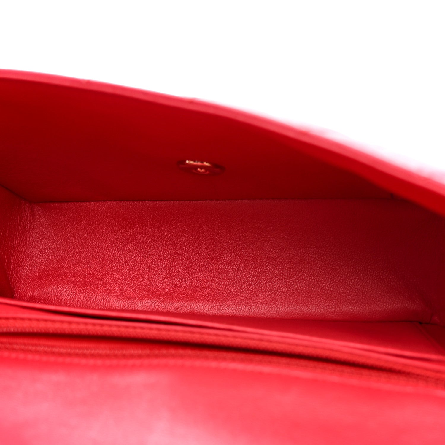 Chanel Lambskin Quilted Mini Rectangular Flap Red 5 of 11