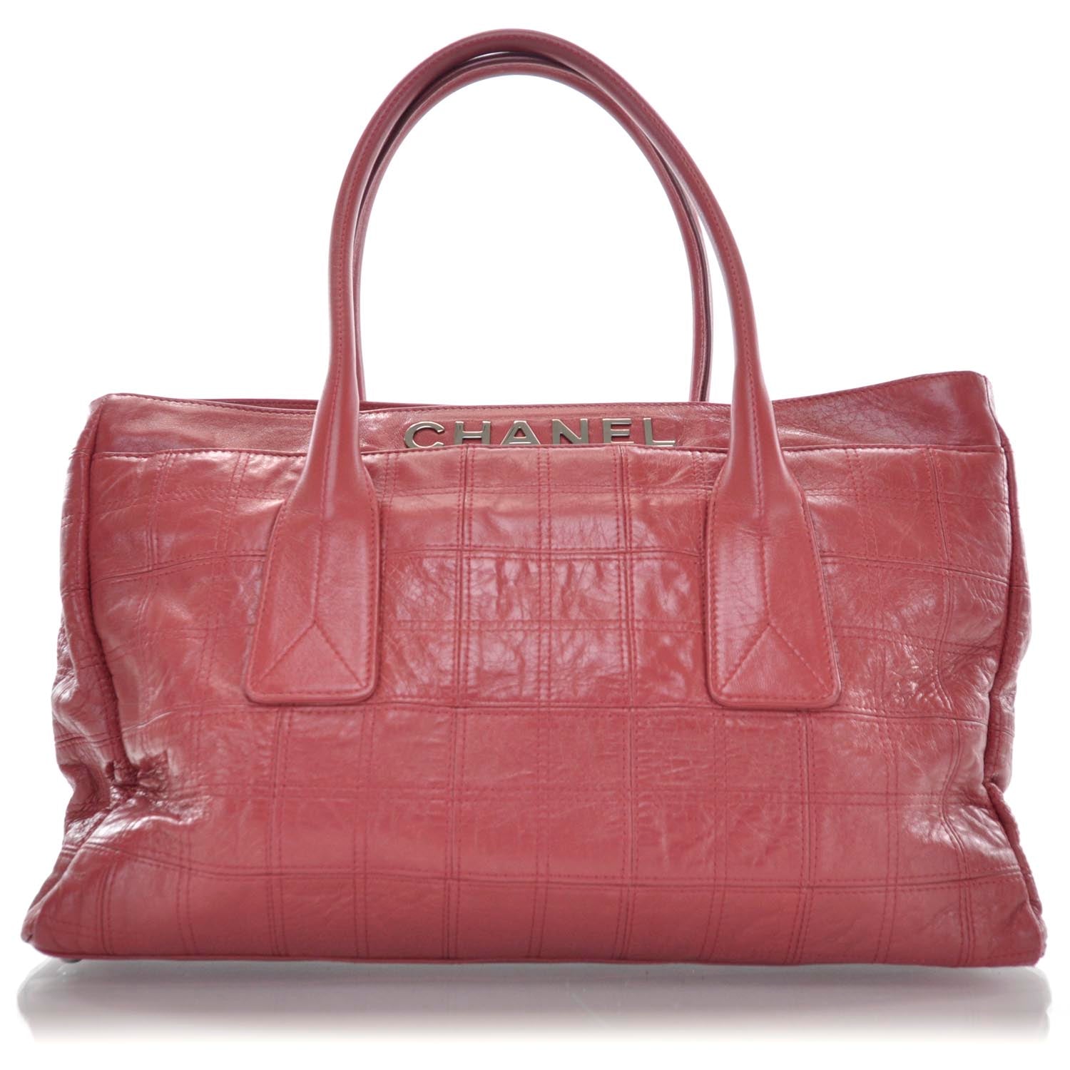 Chanel Square Stitched Lax Red 1 of 10
