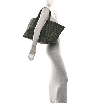 Bottega Veneta Intrecciato Large Cabat Green 2 of 9