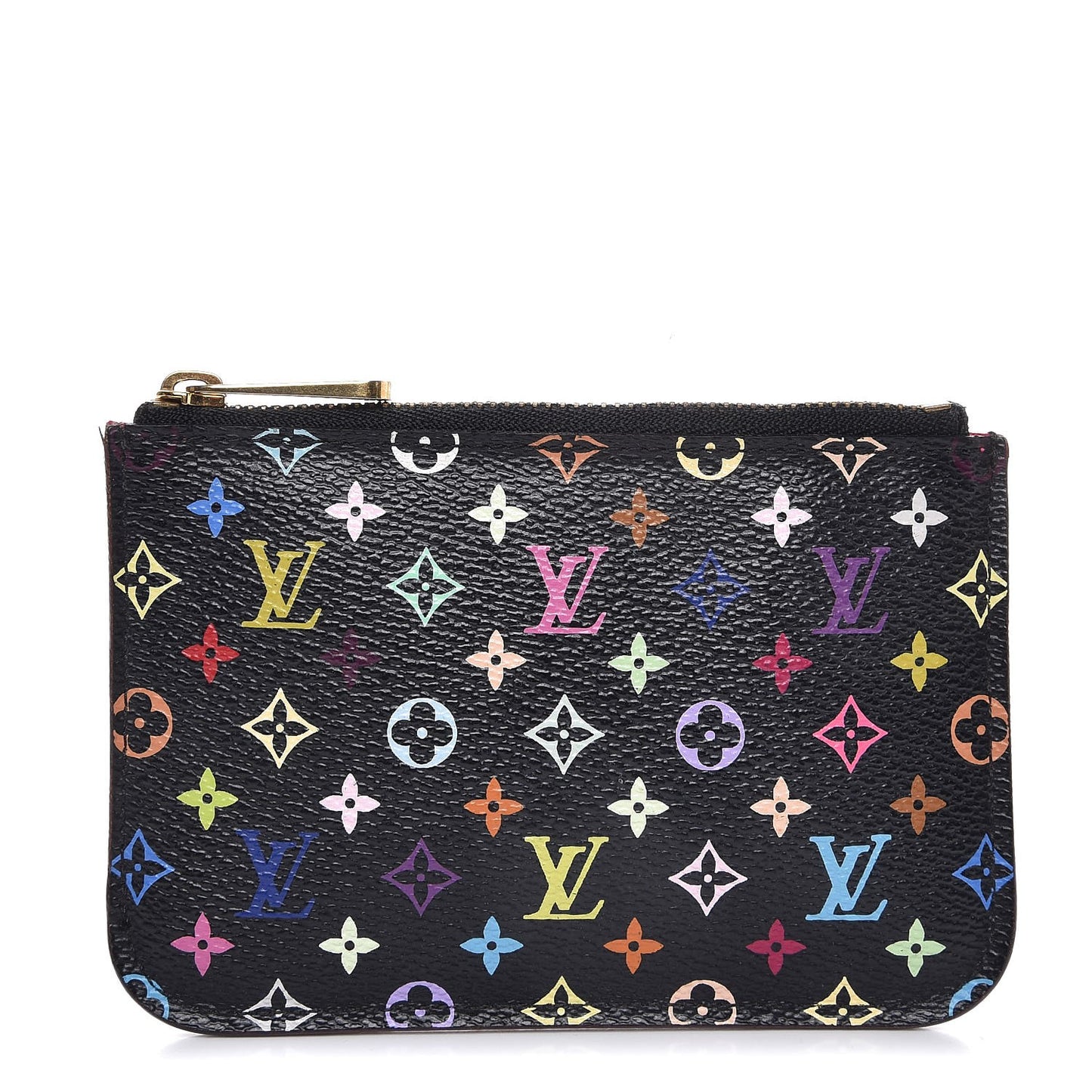 Monogram Multicolor Key Pouch Black Grenade