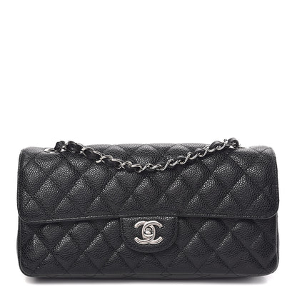 Chanel Caviar Quilted East West Flap Black 1 of 10