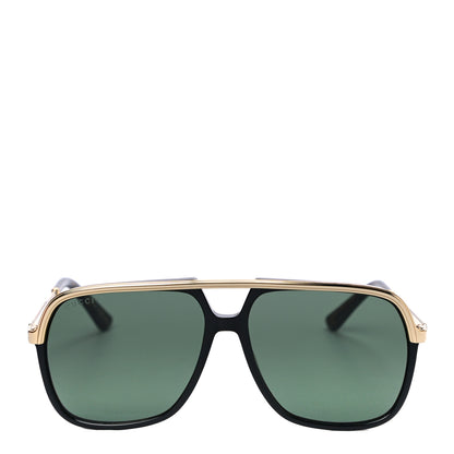 Gucci Squared Aviator GG Sunglasses GG0200S Black 4 of 7