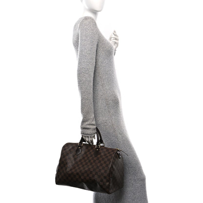 Louis Vuitton Damier Ebene Speedy 35 2 of 12