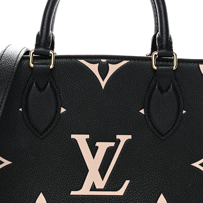 Louis Vuitton Empreinte Monogram Giant Onthego PM Black Beige 7 of 11