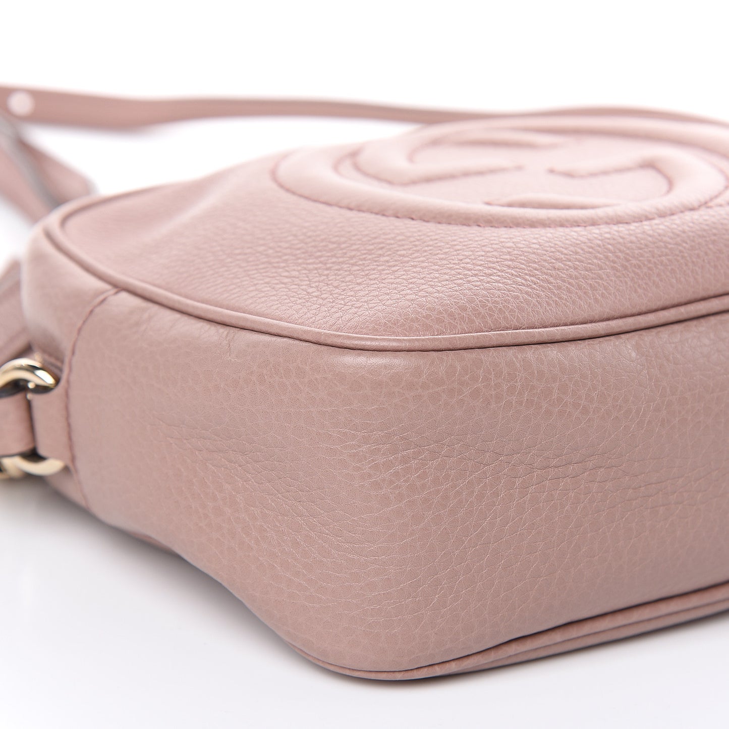 Cellarius Calfskin Small Soho Disco Bag Dark Cipria