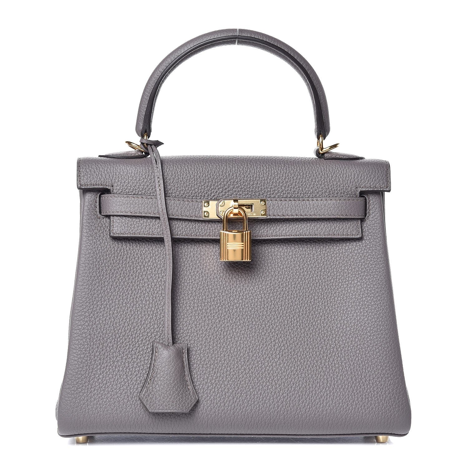 Hermes Togo Kelly Retourne 25 Etain 1 of 35