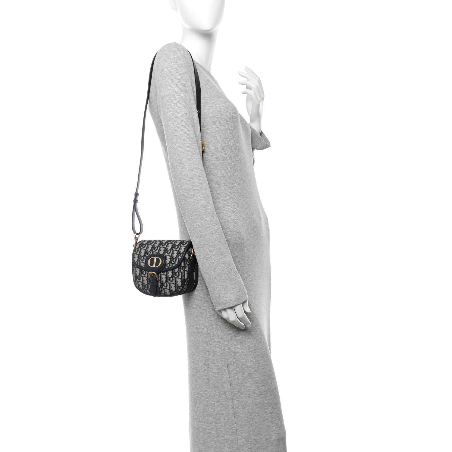 Christian Dior Oblique Small Bobby Flap Blue 2 of 9