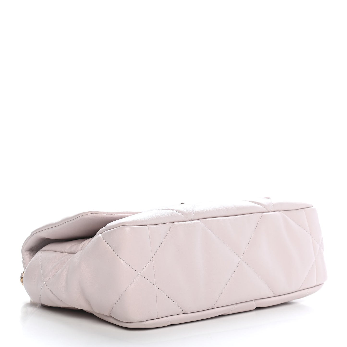 Lambskin Quilted Medium Chanel 19 Flap Light Purple