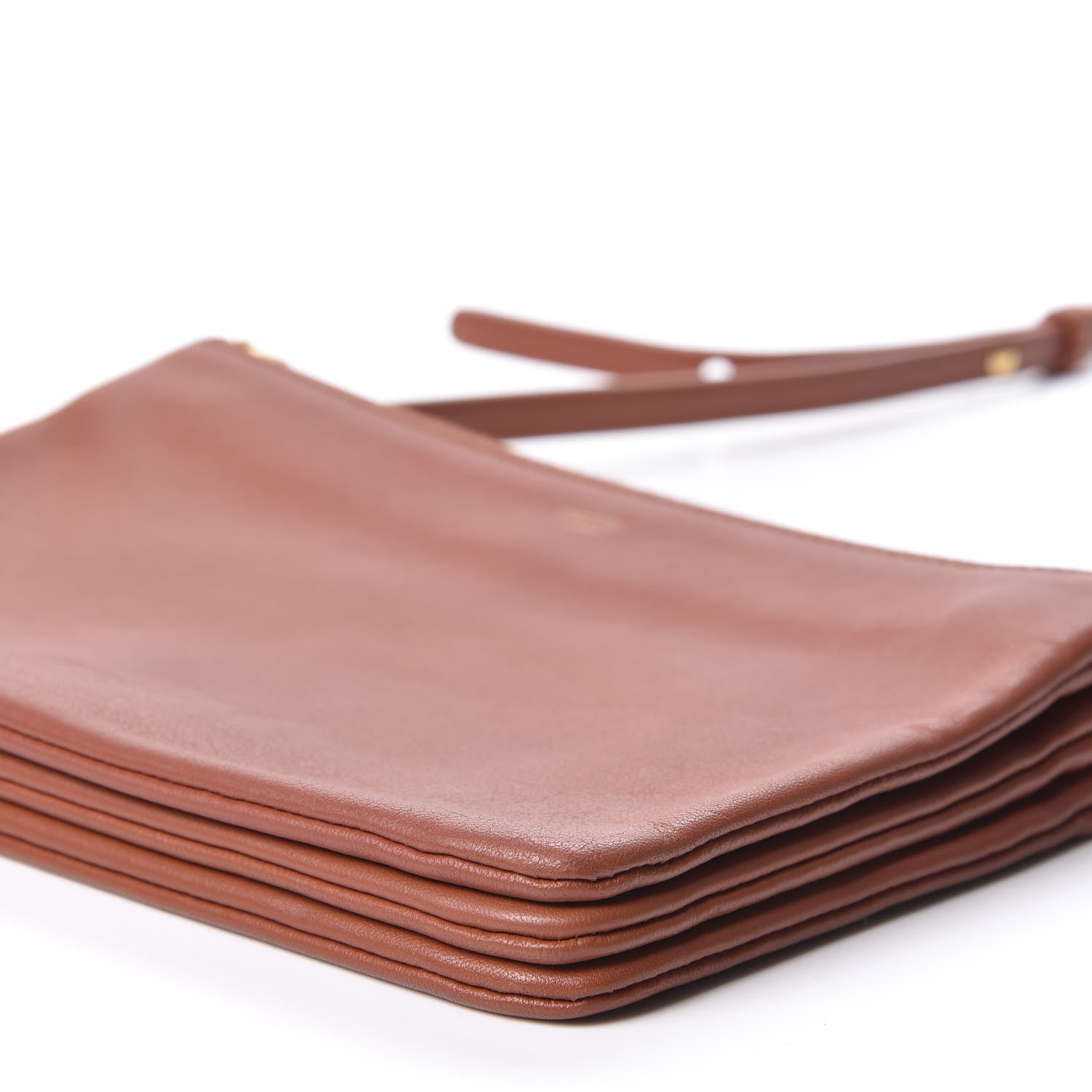 Celine Smooth Lambskin Small Trio Crossbody Bag Sienna 6 of 9
