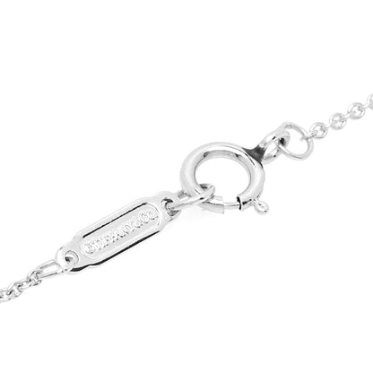 Tiffany Platinum Diamond Heart Pendant Necklace 5 of 7