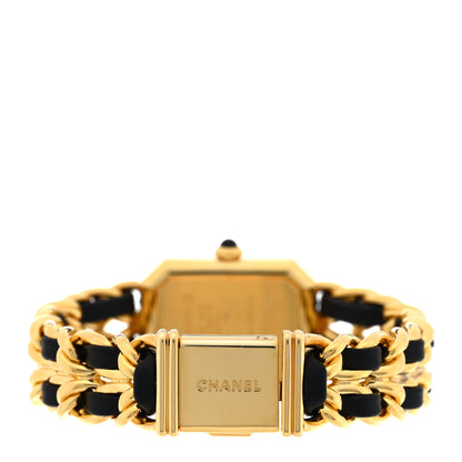 Chanel Stainless Steel Lambskin 20mm Chain Premiere Quartz Watch Gold M 3 of 4