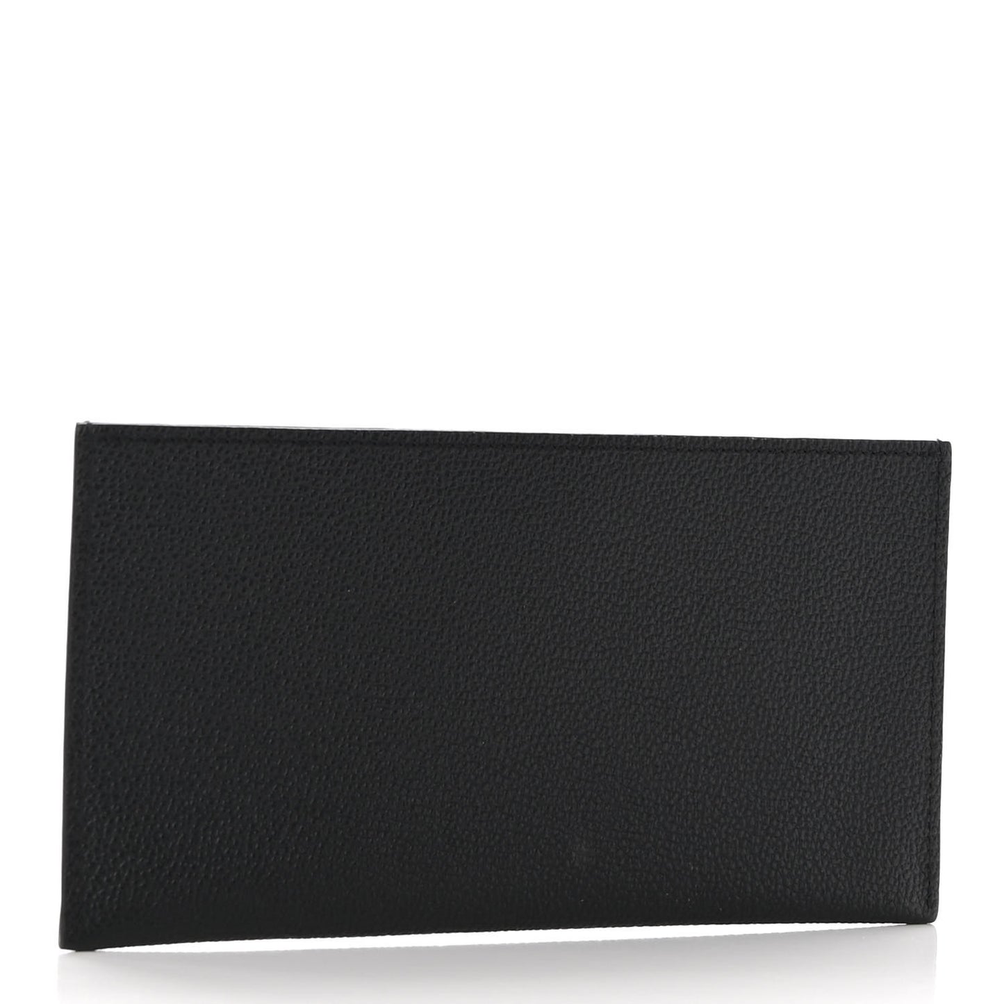 Calfskin Felicie Chain Wallet Card Holder Insert Black