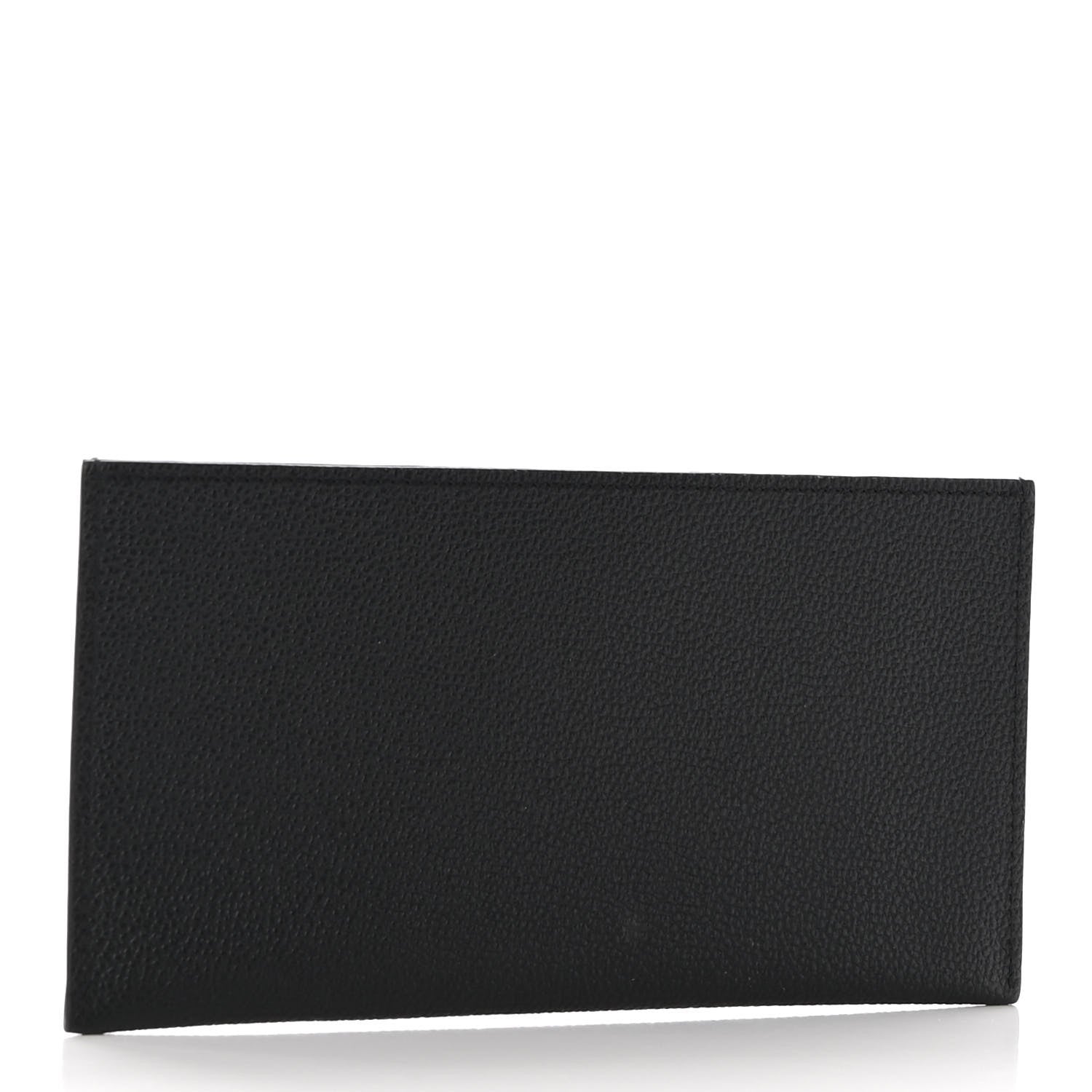 Louis Vuitton Calfskin Felicie Chain Wallet Card Holder Insert Black 3 of 6