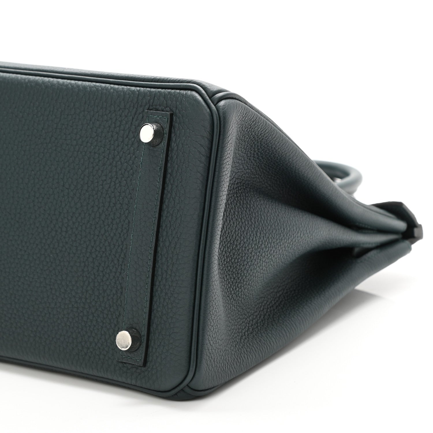 Hermes Togo Birkin 30 Vert Cypress 10 of 11